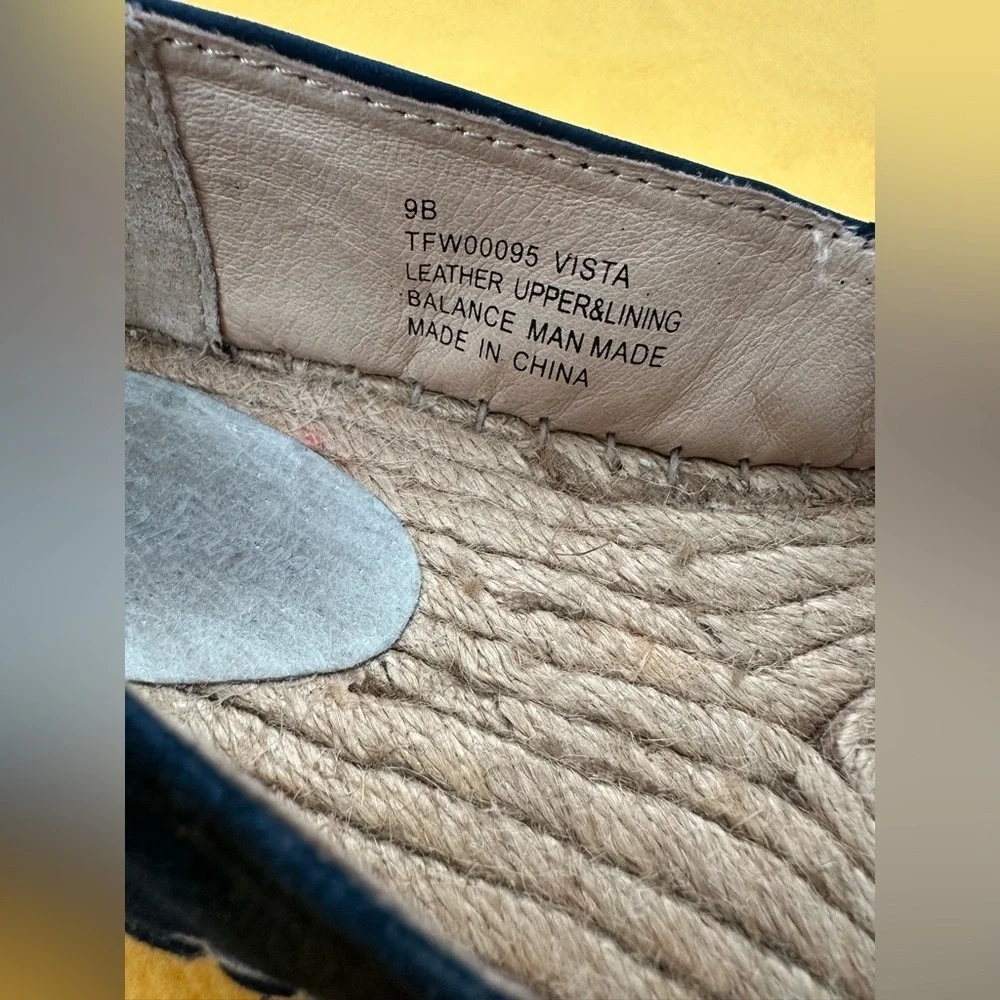 Tommy Bahama Navy and Cream Espadrilles